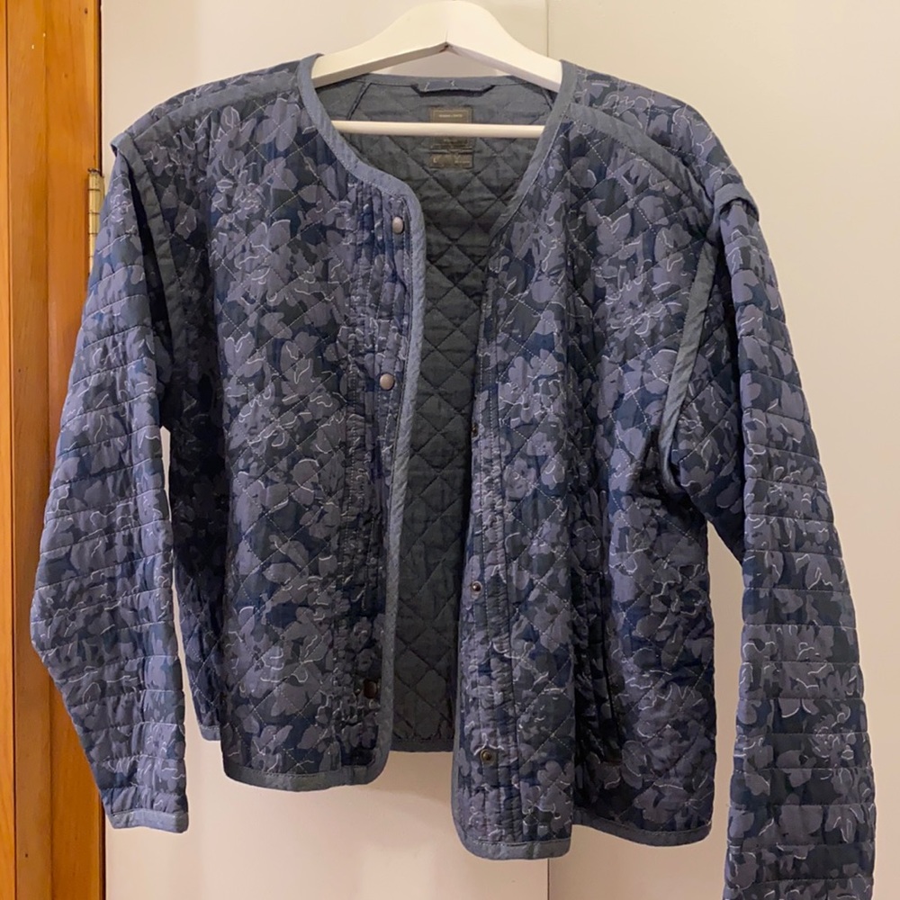Gap floral quilted bomber jacket
